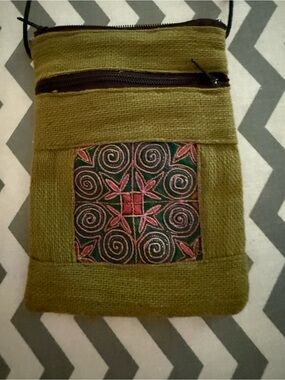 Hmong Embroidered Crossbody Bag